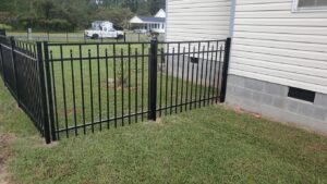 Claremont Boxed Spear Aluminum Fence