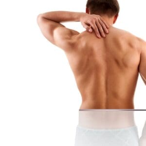 back side man
