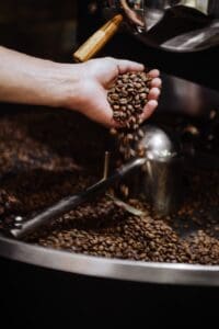 Cropped,Image,Of,An,White,Man's,Hands,With,The,Coffee