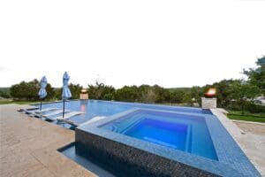 A,Luxury,Pool,At,Sunset