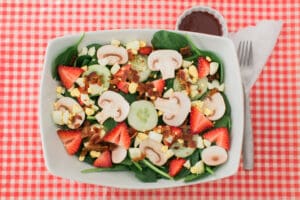 spinach salad by shea
