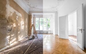 Renovation,Concept, ,Apartment,Before,And,After,Restoration,Or,Refurbishment