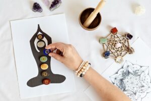 Healing,Chakra,Crystal,Grid,Therapy.,Rituals,With,Gemstones,For,Wellness,