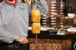 Grill pineapple