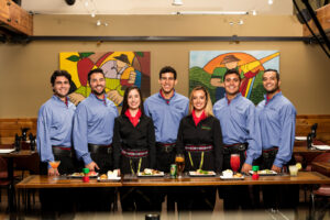 gauchos with hostess blue