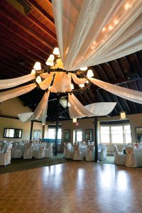 Wedding reception room