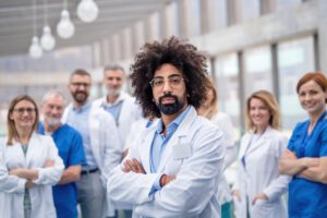 OneMed Solutions group of doctors standing in corridor on medical c 2024 10 21 13 38 02 utc min scaled