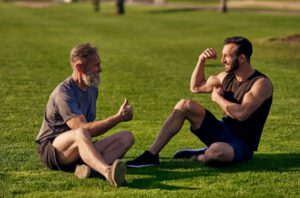 OneMed Solutions the happy father and son sitting on the grass and 2024 11 27 04 02 49 utc min 1024x677