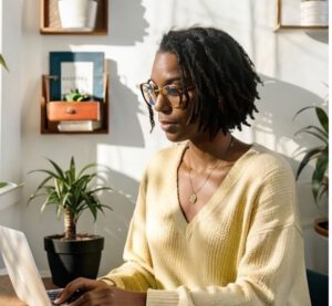Work Yellow Sweater Topaz Gigapixel 2x scale